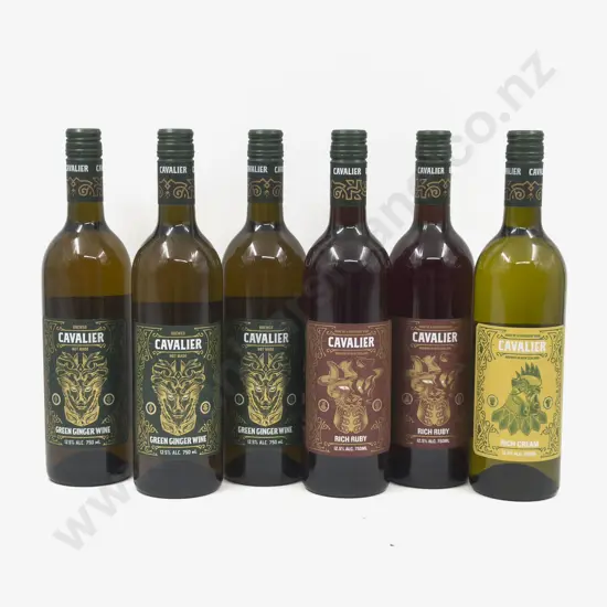 Six Assorted Cavalier Wines