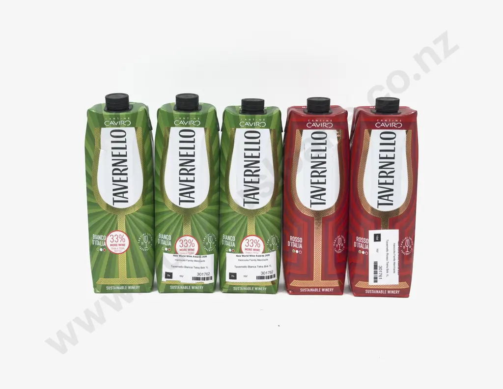Five Italian Assorted Wines 1000ml Image 1++