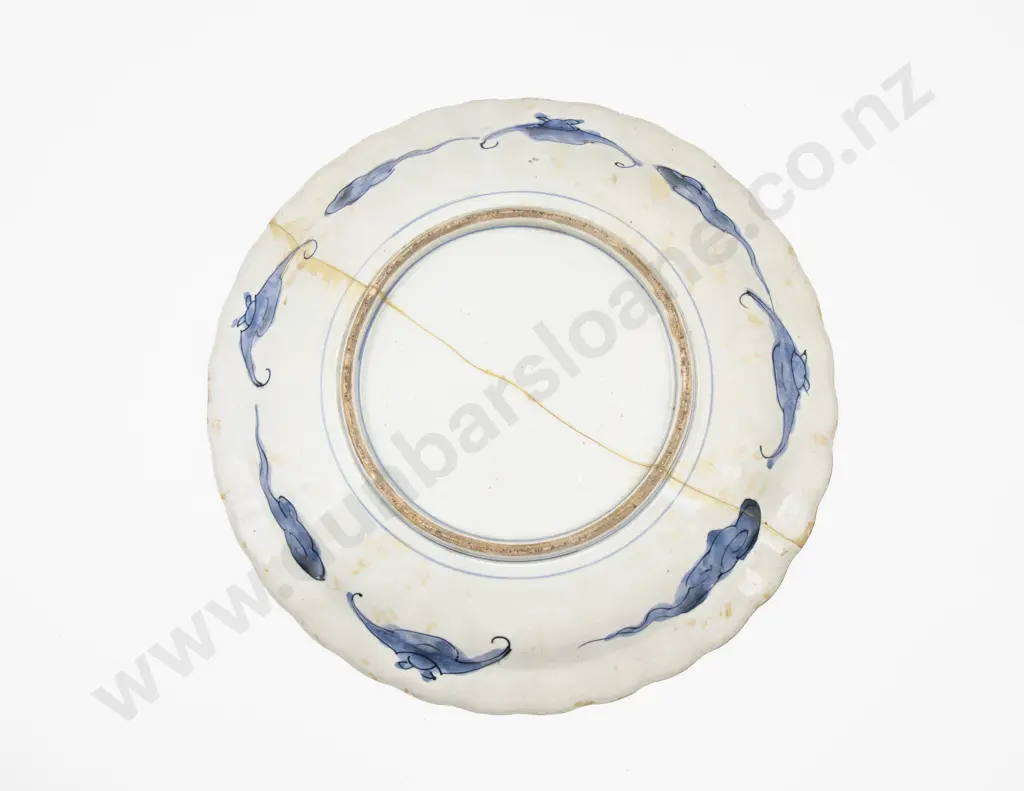 Pair C19th Japanese Imari Plates Image 1++