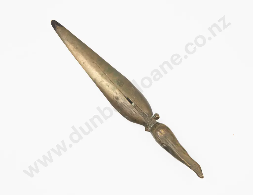 French Art Nouveau Bronze Letter Opener by V. Sabatier Image 1++