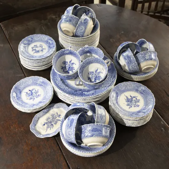 Spodes Copeland "Camilla" Pattern B&W Dinnerset