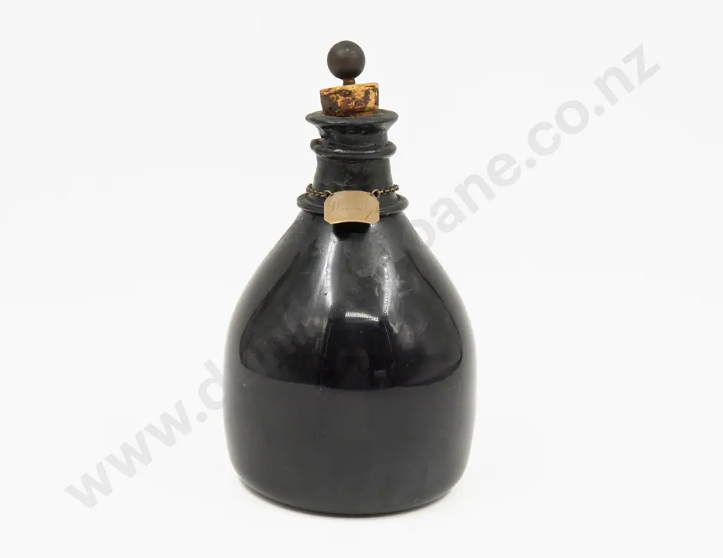 Geo III Onion Shaped Glass Bottle Image 1++