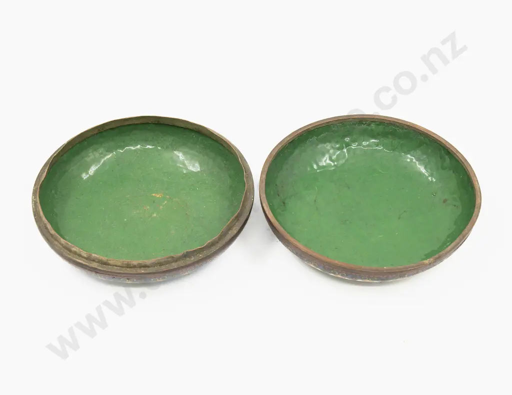 An Attractive Meiji Period Cloisonne Bowl & Cover Image 1++