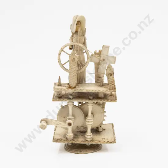 Napoleonic Prisoner of War Made Ivory Spinning Jenny