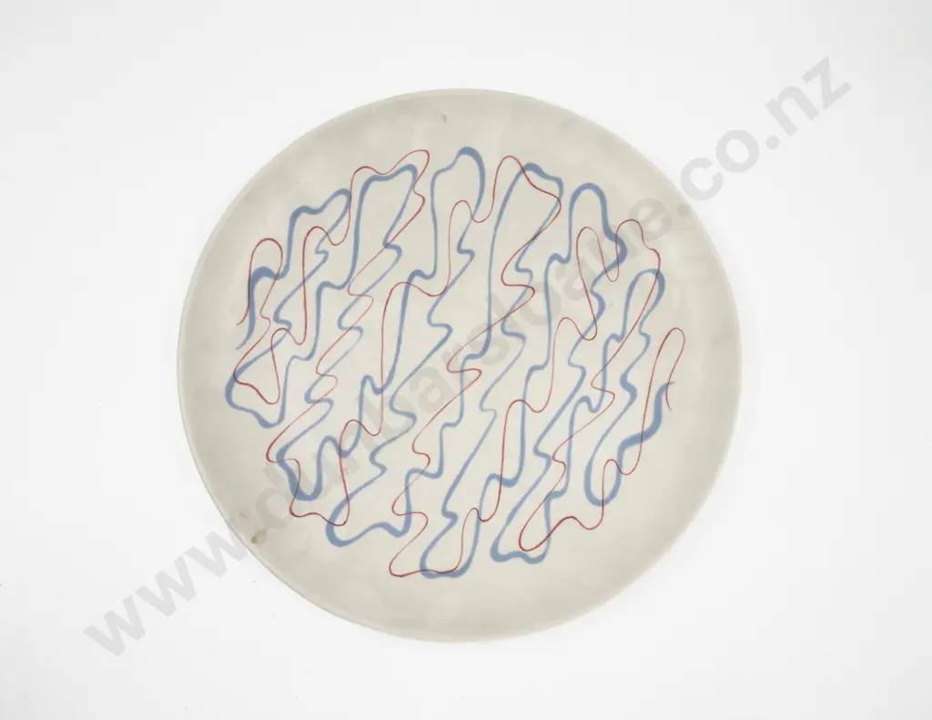 Large Mid Century Poole Pottery "Ariadne" Plate designed by Alfred Read Image 1++