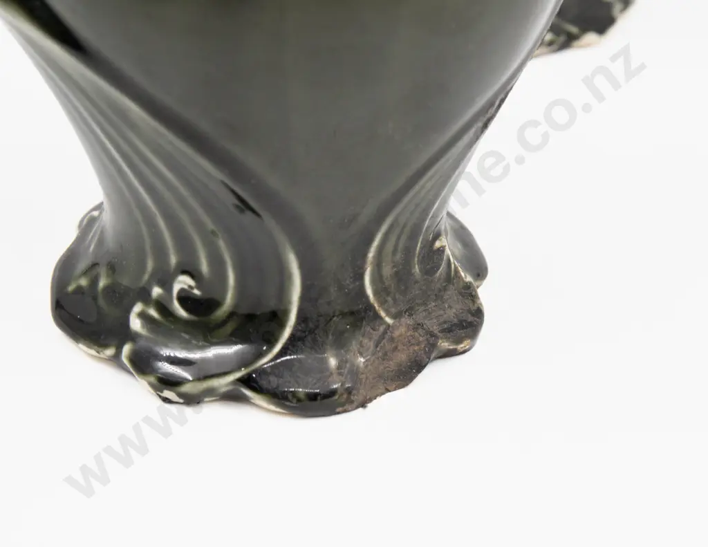 Pair of Gustave De Bruyn Art Nouveau Vase & Matching Flower Trough Image 1++