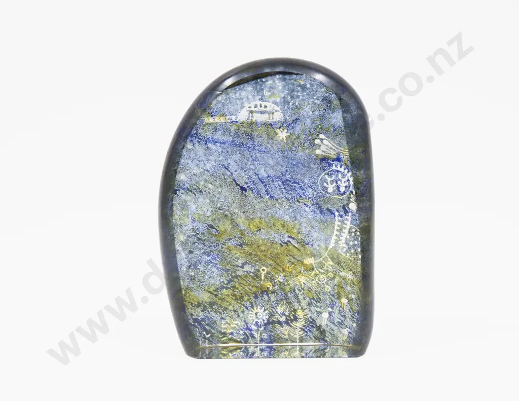 Kosta Boda Lapland Glass Sculpture Designed by Goran Warff C1960's Image 1++