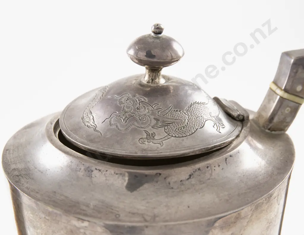 Tackhing Chinese Export S/S Coffee Pot Image 1++