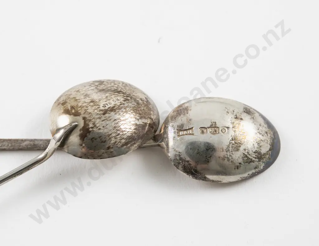 2 Cased Sets Of 6 S/S Coffee Spoons Image 1++
