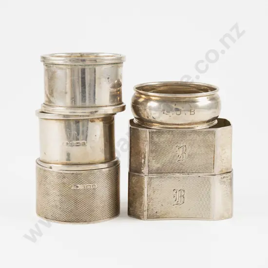 6 S/S Napkin Rings