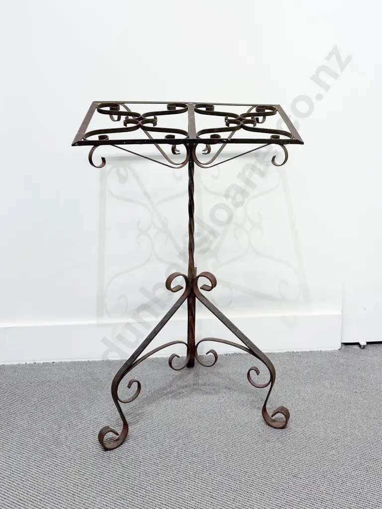 Vintage Spanish Wrought Metal Book Stand Image 1++