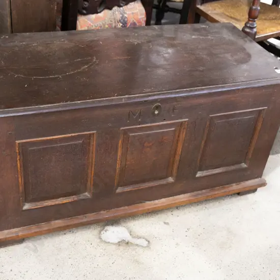 C18th Oak Coffer