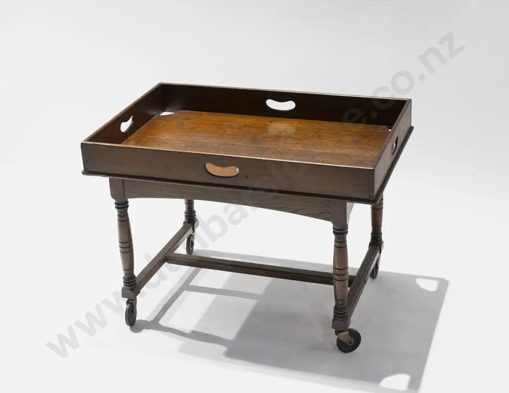 Victorian Oak Butlers Tray Image 1++