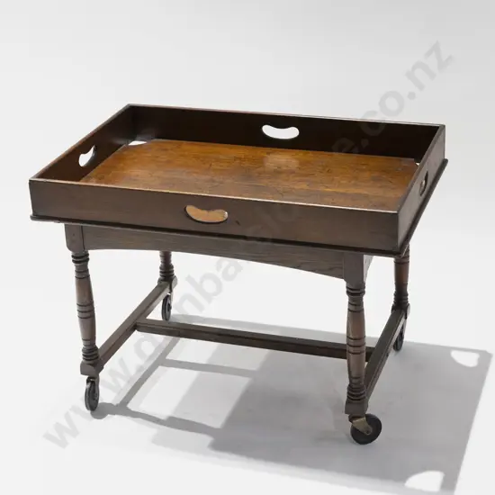 Victorian Oak Butlers Tray