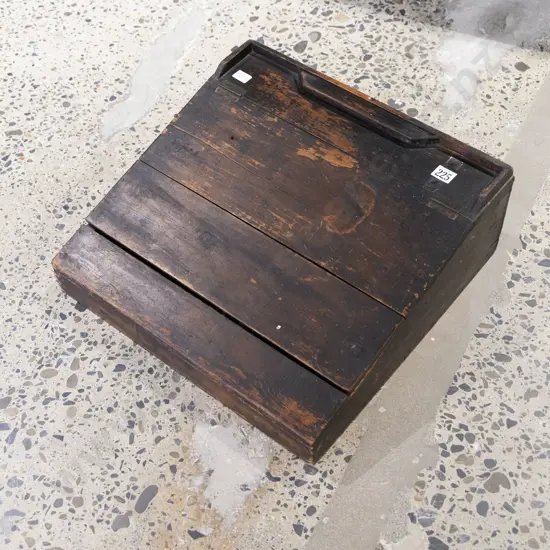 Early C19th Stained Pine Writing Slope
