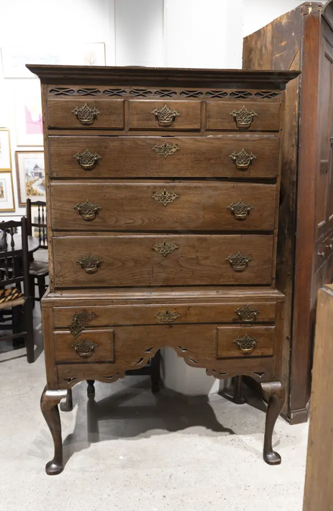 Early Geo III Oak Chest on Stand Image 1++