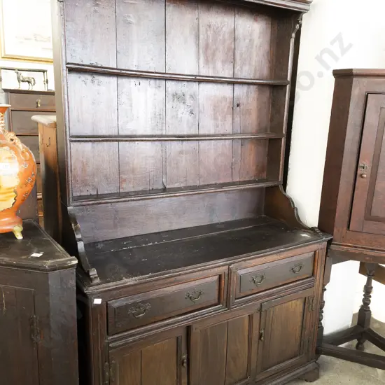 An C18th Oak Welsh Dresser