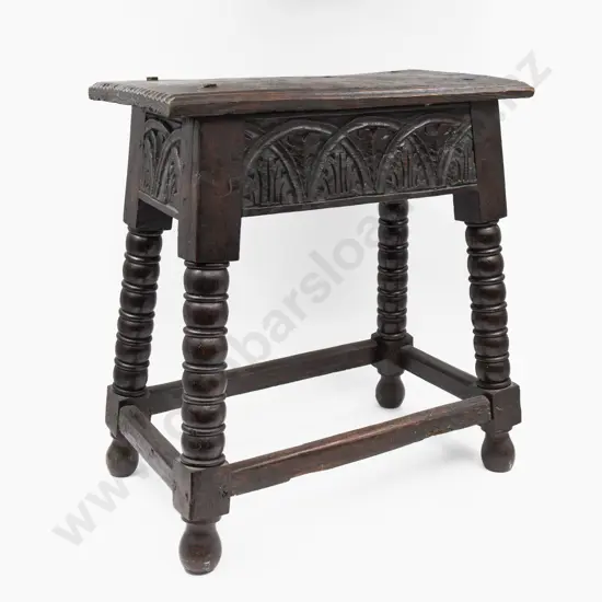 C17th Oak Joint Stool