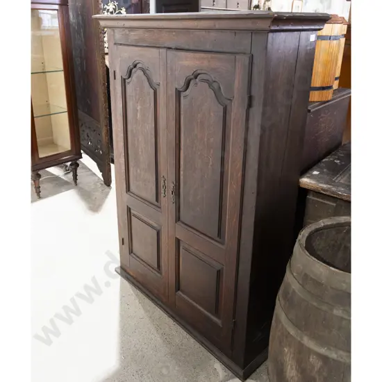 Geo III Oak Book Cabinet