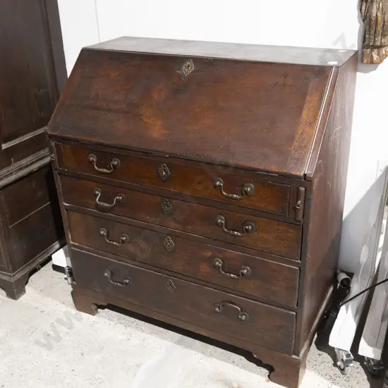 Geo III Mahogany Bureau