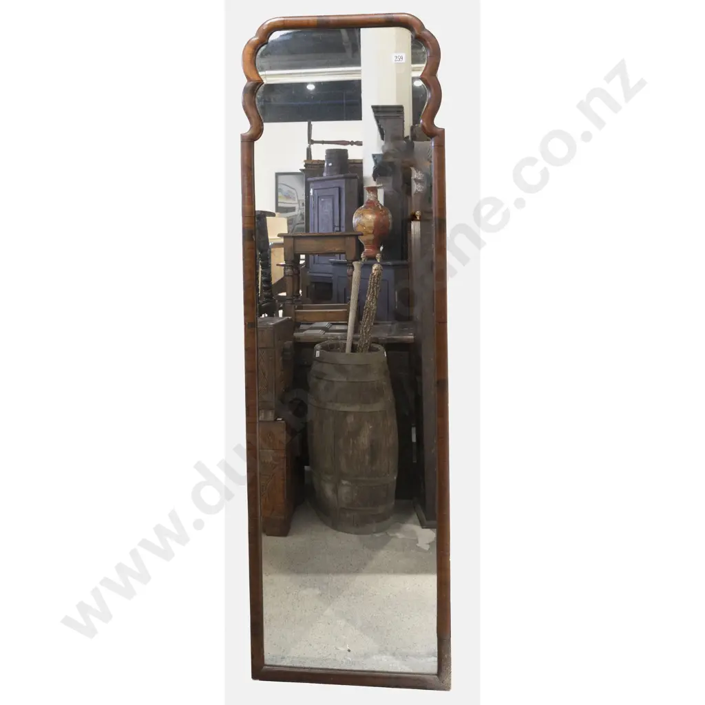 Queen Anne Style Wall Mount Full Length Mirror Image 1++