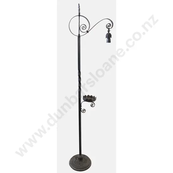 Edwardian Wrought Metal Floor Lamp