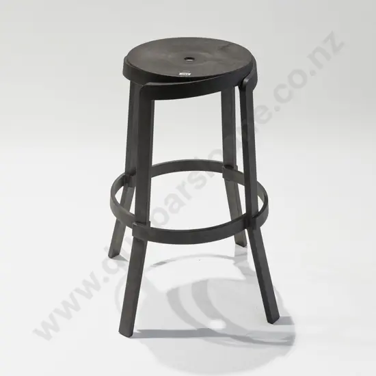 Grey Plastic Bar Stool