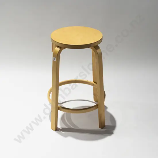 Artek 64 Birch Bar Stool