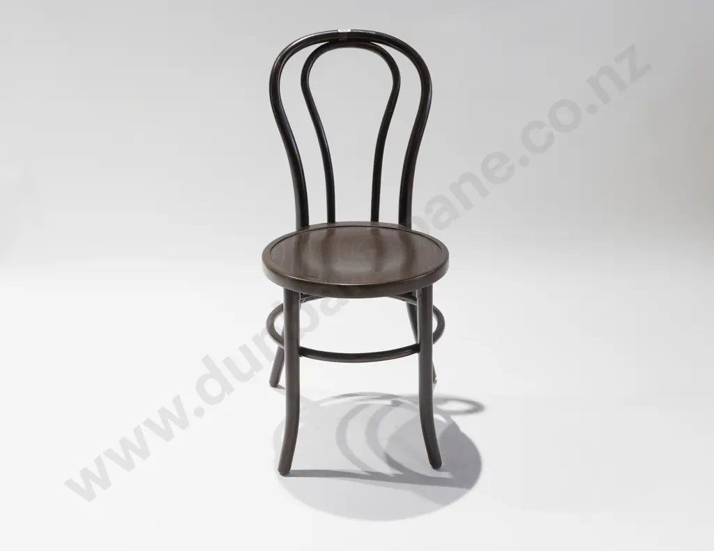 Thonet No 18 Dark Oak Stacking Chair Image 1++