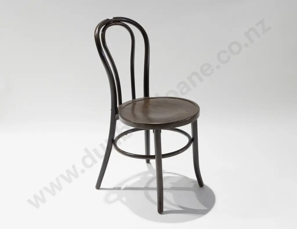 Thonet No 18 Dark Oak Stacking Chair Image 1++