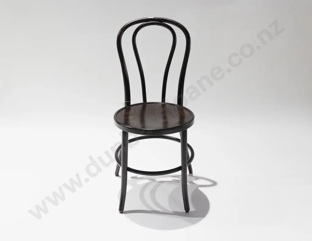 Thonet No 18 Dark Oak Stacking Chair Image 1++