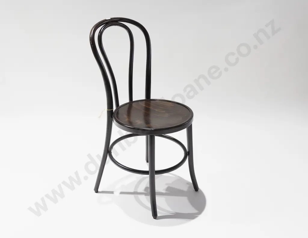 Thonet No 18 Dark Oak Stacking Chair Image 1++
