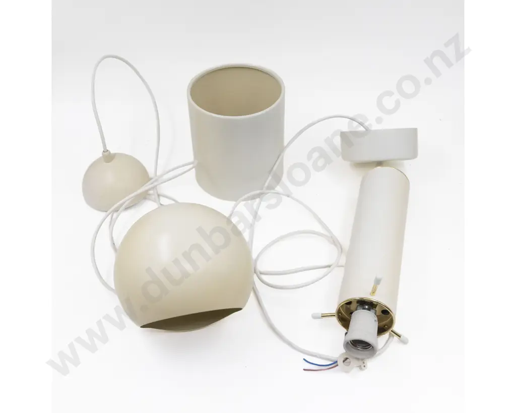 Two Various Artek Light Fittings (sun faded) Image 1++