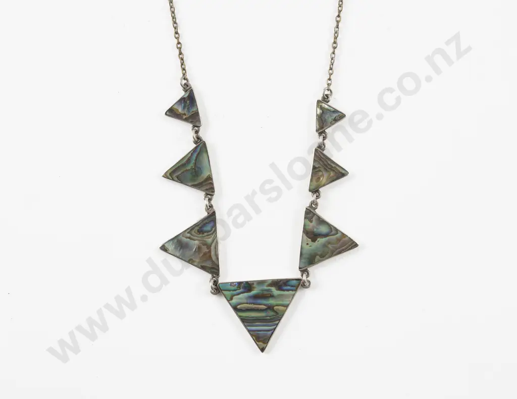 S/S NZ Paua Necklace Image 1++