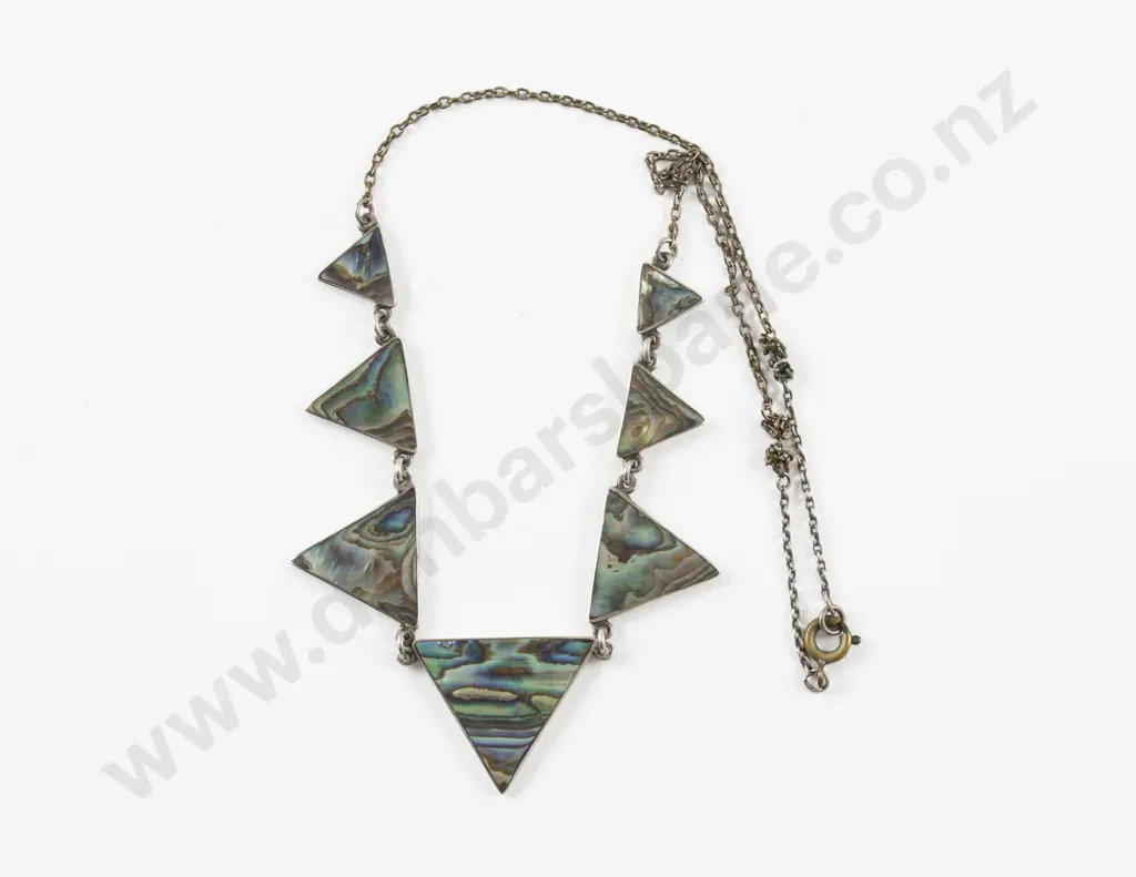 S/S NZ Paua Necklace Image 1++