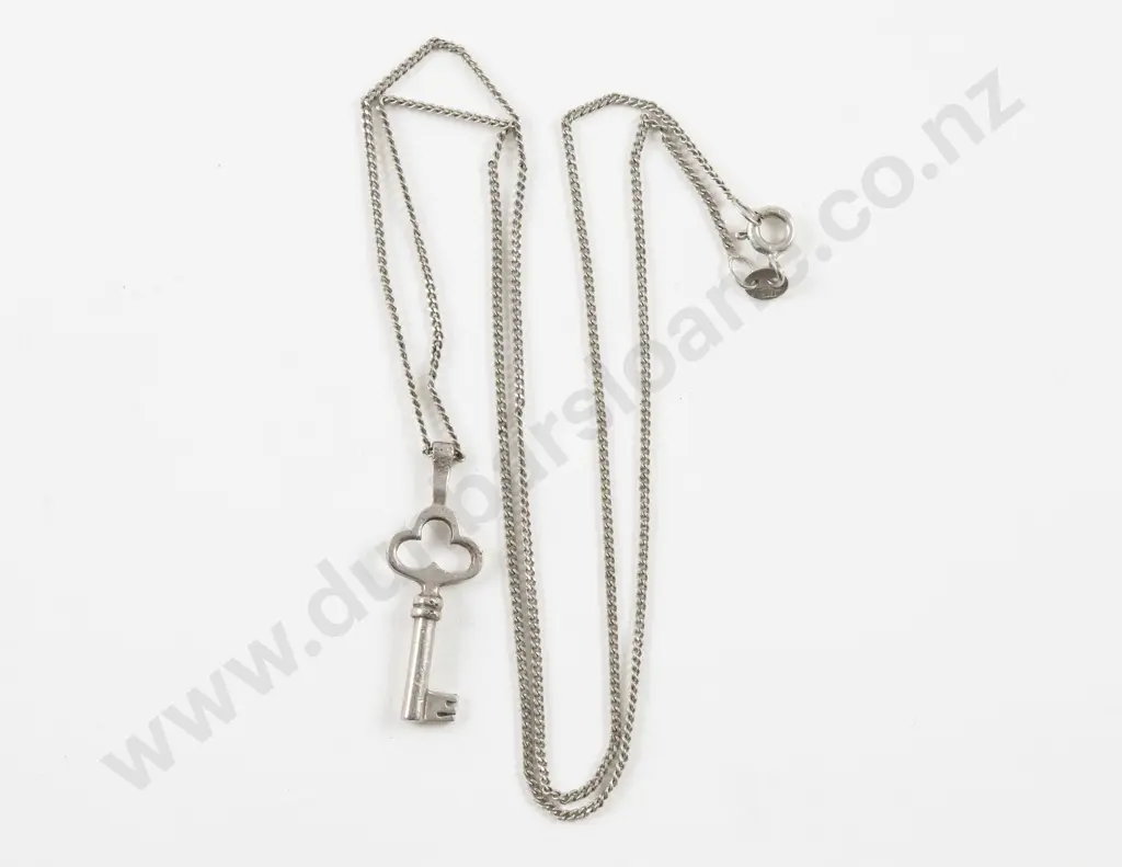 S/S Key Pendant on S/S Neck Chain Image 1++