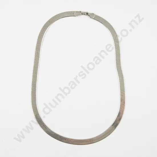 S/S Fancy Flat Link Neck Chain