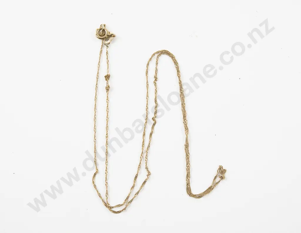 9ct Fancy Link Neck Chain Image 1++
