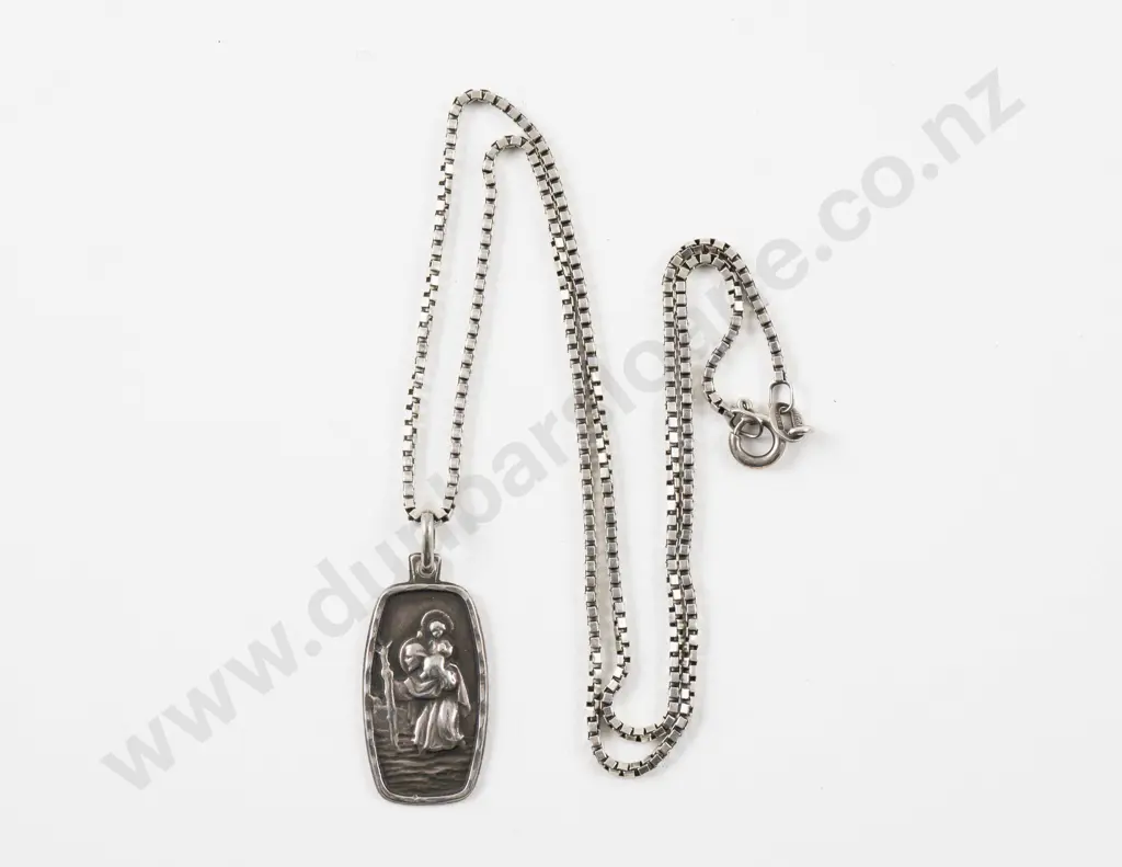 S/S St Christopher Pendant Image 1++