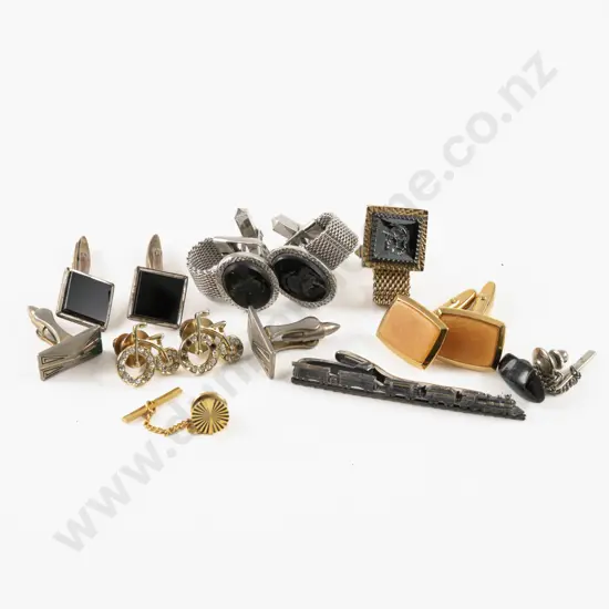 Collection of Cufflinks and Assorted