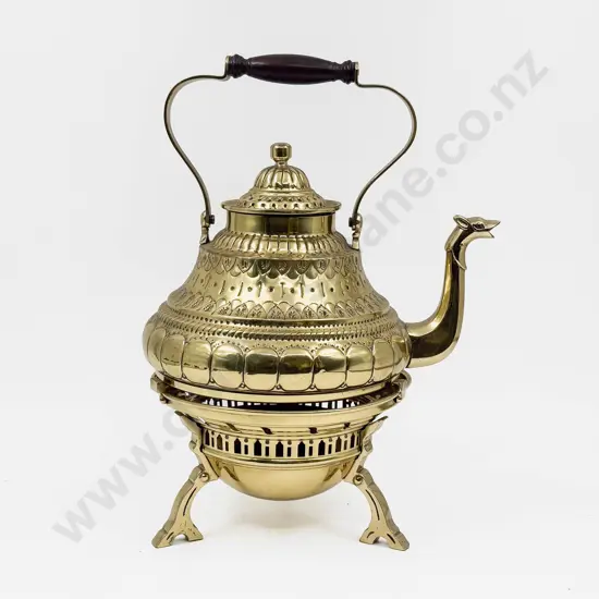 Decorative Dutch Brass Spirit Kettle
