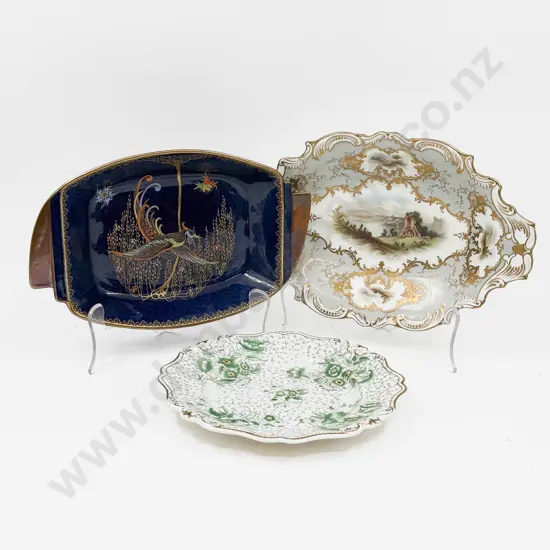 Coalport Fancy China Dish with Small Assortment of other China Incl. Carltonware