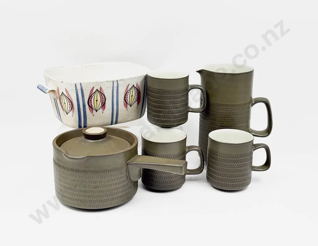 Qty of Assorted Denby Stoneware together with Rorstrand Oven Dish Image 1++
