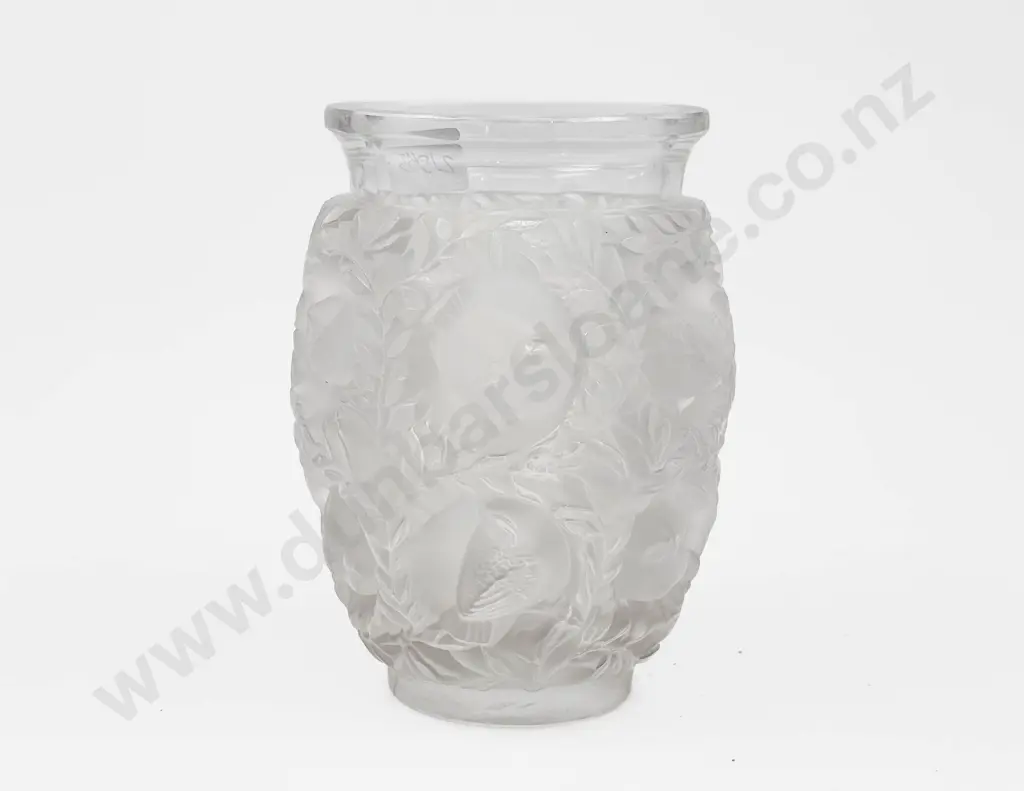 Lalique "Bagatelle" Pattern Vase Image 1++