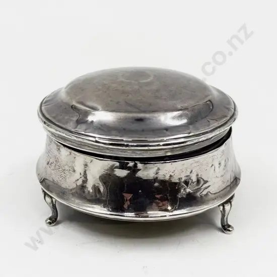 S/S Footed Jewellery Box