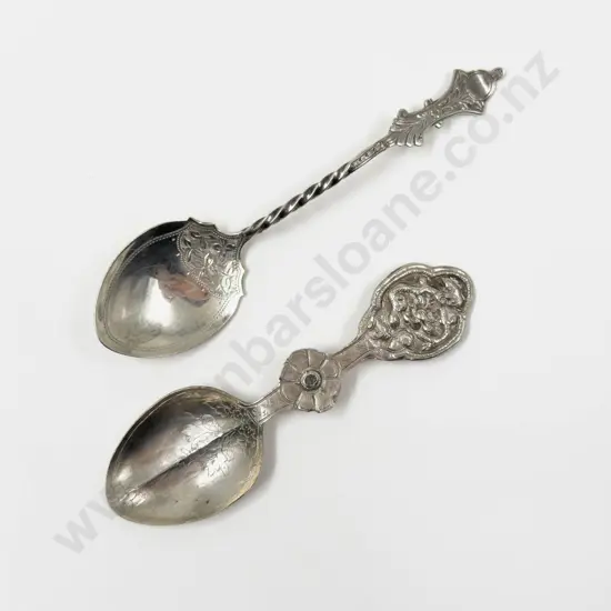 Two Vintage S/S Decorative Spoons