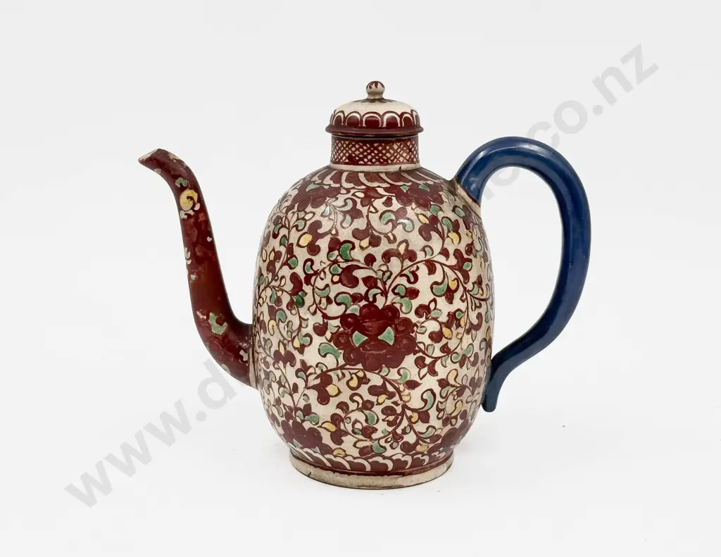 Japanese Isnik Design Decorated Teapot Image 1++