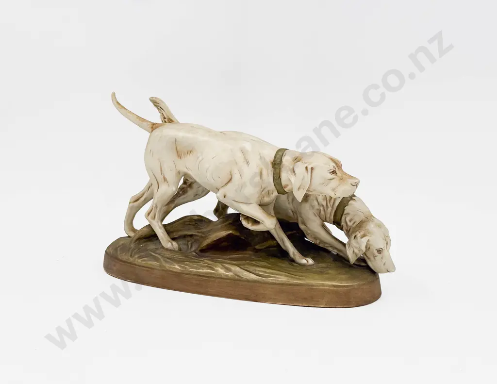 Royal Dux Hunting Dogs Image 1++