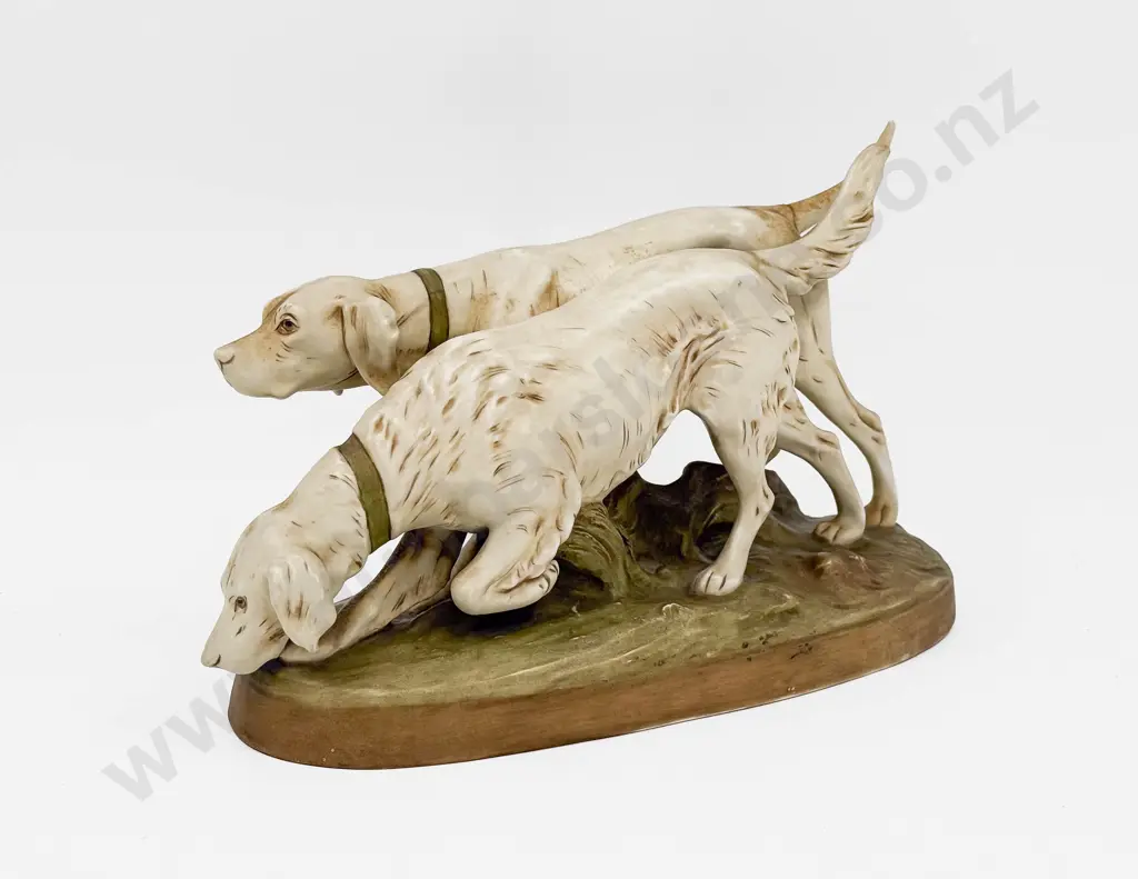 Royal Dux Hunting Dogs Image 1++