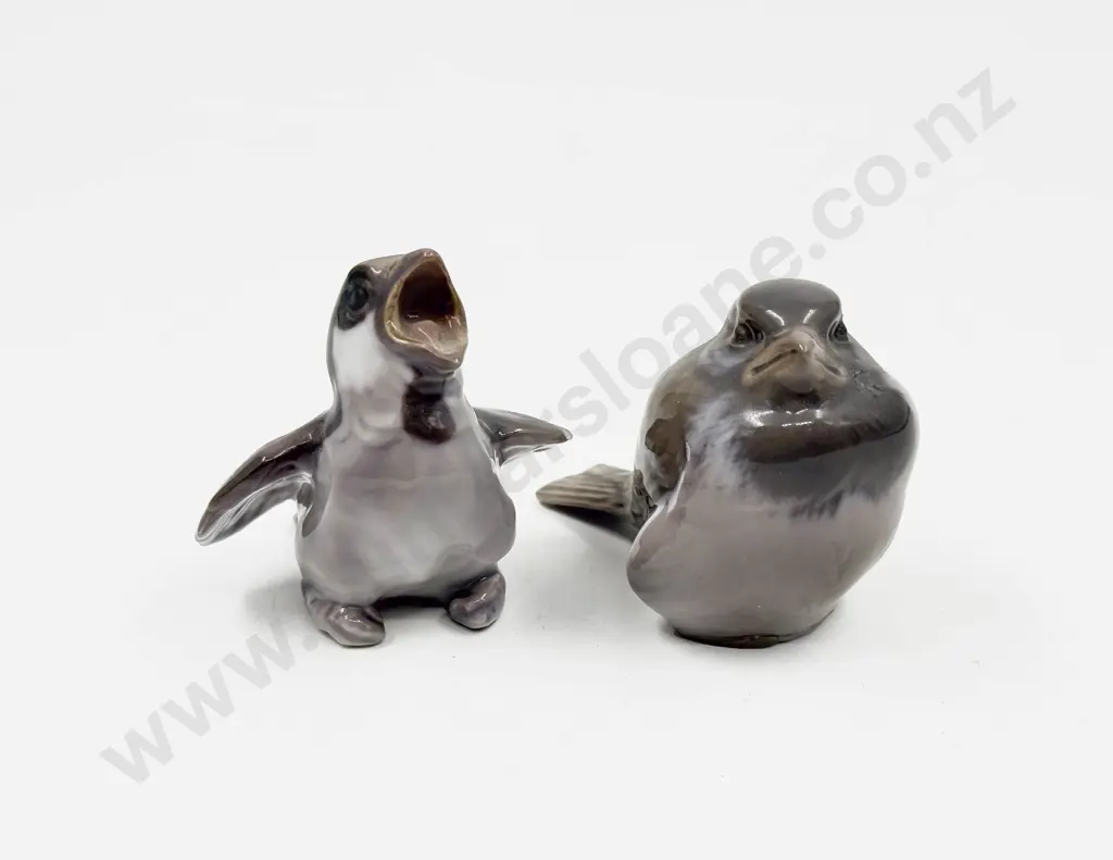 Two Danish Bird Figures Image 1++